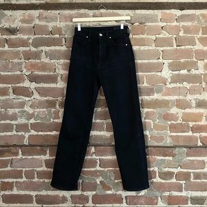 GOLDSIGN - high waisted straight leg jeans